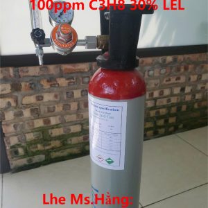 Bình khí chuẩn CO 100ppm C3H8 30% LEL