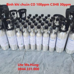 Bình khí chuẩn CO 100ppm C3H8 30ppm