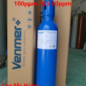 Bình khí chuẩn CO 100ppm H2S 50ppm