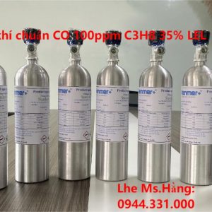 Bình khí chuẩn CO 100ppm C3H8 35%LEL