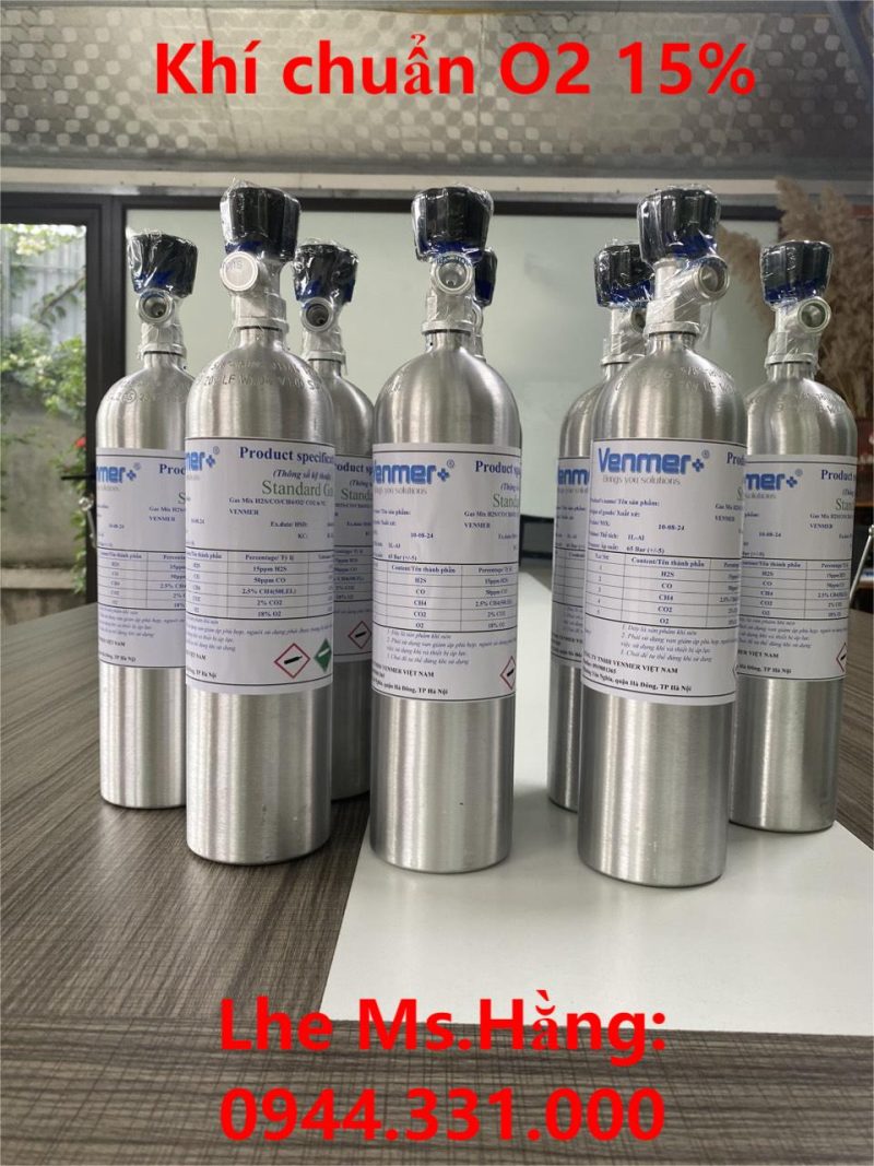 Khí chuẩn O2 15%