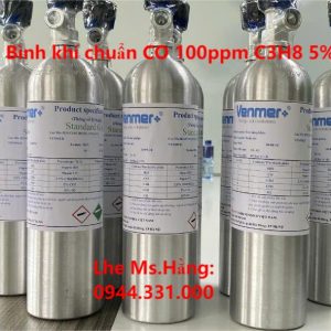 Bình khí chuẩn CO 100ppm C3H8 5% LEL