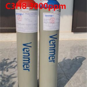 Bình khí chuẩn CO 100ppm C3H8 3000ppm