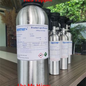 Bình khí chuẩn CO 100ppm H2S 75ppm