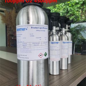 Bình khí chuẩn CO 100ppm O2 4500ppm