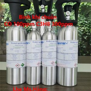 Bình khí chuẩn CO 100ppm C3H8 300ppm