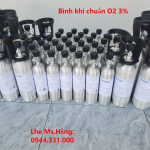 Bình khí chuẩn O2 3%