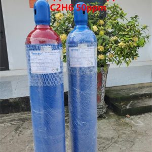 Bình khí chuẩn CO 50ppm CH4 50ppm C2H6 50ppm