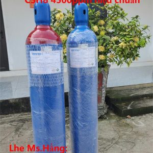 Bình khí chuẩn CO 100ppm C3H8 4500ppm hiệu chuẩn