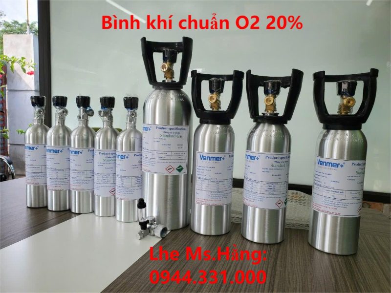 Bình khí chuẩn O2 20%