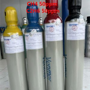 Bình khí chuẩn CO 50ppm CH4 50ppm C2H6 50ppm