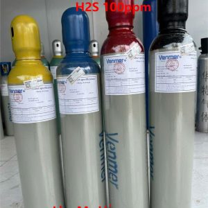 Bình khí chuẩn CO 100ppm H2S 100ppm