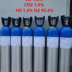 Bình khí chuẩn CO 1.8% CO2 1.4% H2 1.4% N2 95.4%