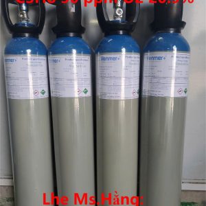 Bình khí chuẩn C3H8 50 ppm O2 20.9%