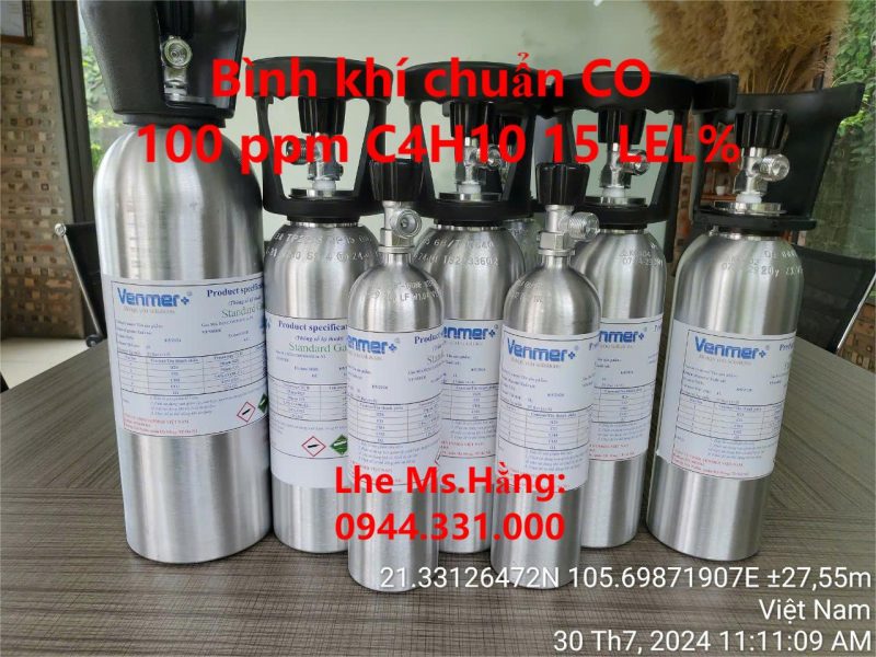 Bình khí chuẩn CO 100