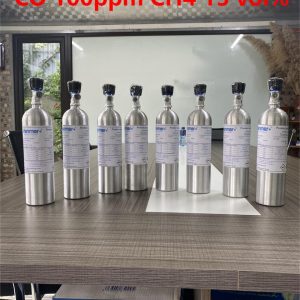 Bình khí chuẩn CO 100ppm CH4 13 vol%