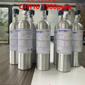 Bình khí chuẩn CO 100ppm C4H10 1500ppm