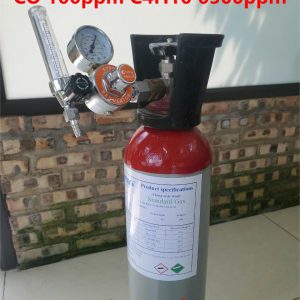 Bình khí chuẩn CO 100ppm C4H10 6500ppm