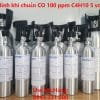 Bình khí chuẩn CO 100 ppm C4H10 5 vol%