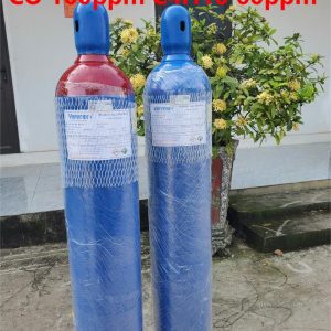 Bình khí chuẩn CO 100ppm C4H10 60ppm