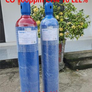 Bình khí chuẩn CO 100ppm CH4 10 LEL%