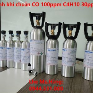 Bình khí chuẩn CO 100ppm C4H10 30ppm