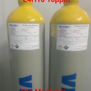 Bình khí chuẩn CO 100ppm C4H10 10ppm