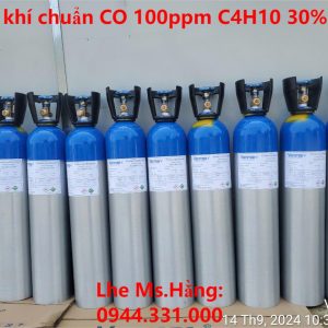 Bình khí chuẩn CO 100ppm C4H10 30% LEL