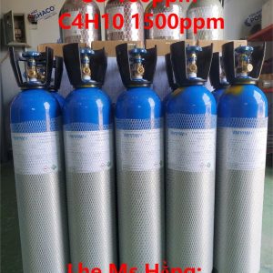 Bình khí chuẩn CO 100ppm C4H10 1500ppm