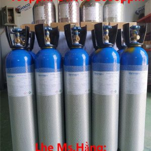 Bình khí chuẩn CO 100ppm C4H10 2000ppm