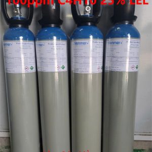 Bình khí chuẩn CO 100ppm C4H10 25% LEL