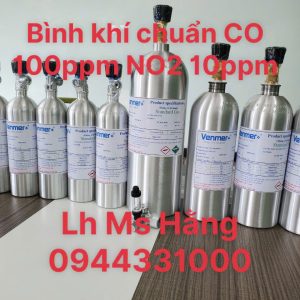 Bình khí chuẩn CO 100ppm NO2 10ppm