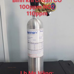 Bình khí chuẩn CO 100ppm NO2 110ppm