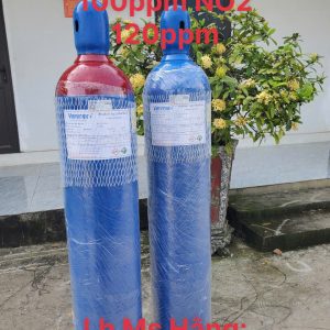 Bình khí chuẩn CO 100ppm NO2 120ppm