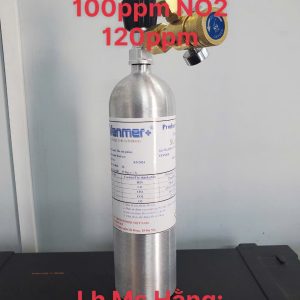 Bình khí chuẩn CO 100ppm NO2 120ppm