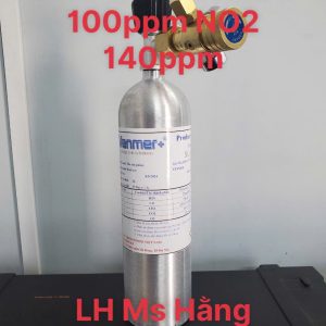 Bình khí chuẩn CO 100ppm NO2 140ppm