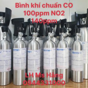 Bình khí chuẩn CO 100ppm NO2 140ppm