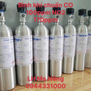 Bình khí chuẩn CO 100ppm NO2 170ppm