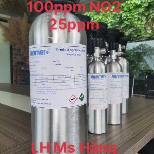 Bình khí chuẩn CO 100ppm NO2 25ppm