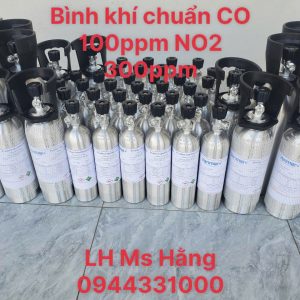 Bình khí chuẩn CO 100ppm NO2 300ppm