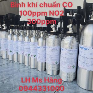 Bình khí chuẩn CO 100ppm NO2 300ppm