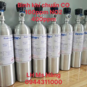 Bình khí chuẩn CO 100ppm NO2 400ppm