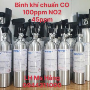 Bình khí chuẩn CO 100ppm NO2 45ppm