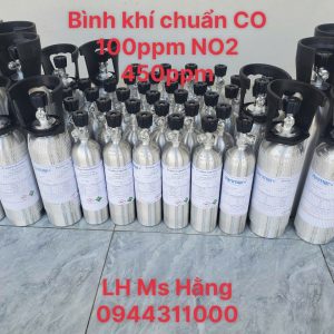 Bình khí chuẩn CO 100ppm NO2 450ppm