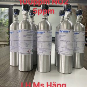 Bình khí chuẩn CO 100ppm NO2 5ppm