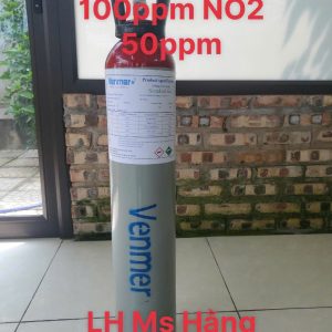 Bình khí chuẩn CO 100ppm NO2 50ppm