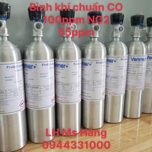 Bình khí chuẩn CO 100ppm NO2 55ppm