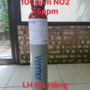 Bình khí chuẩn CO 100ppm NO2 75ppm