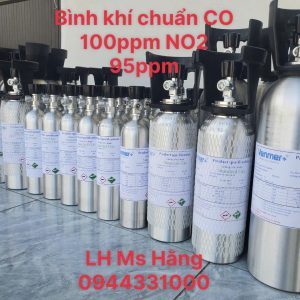 Bình khí chuẩn CO 100ppm NO2 95ppm