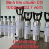 Bình khí chuẩn CO 100ppm O2 7 vol%